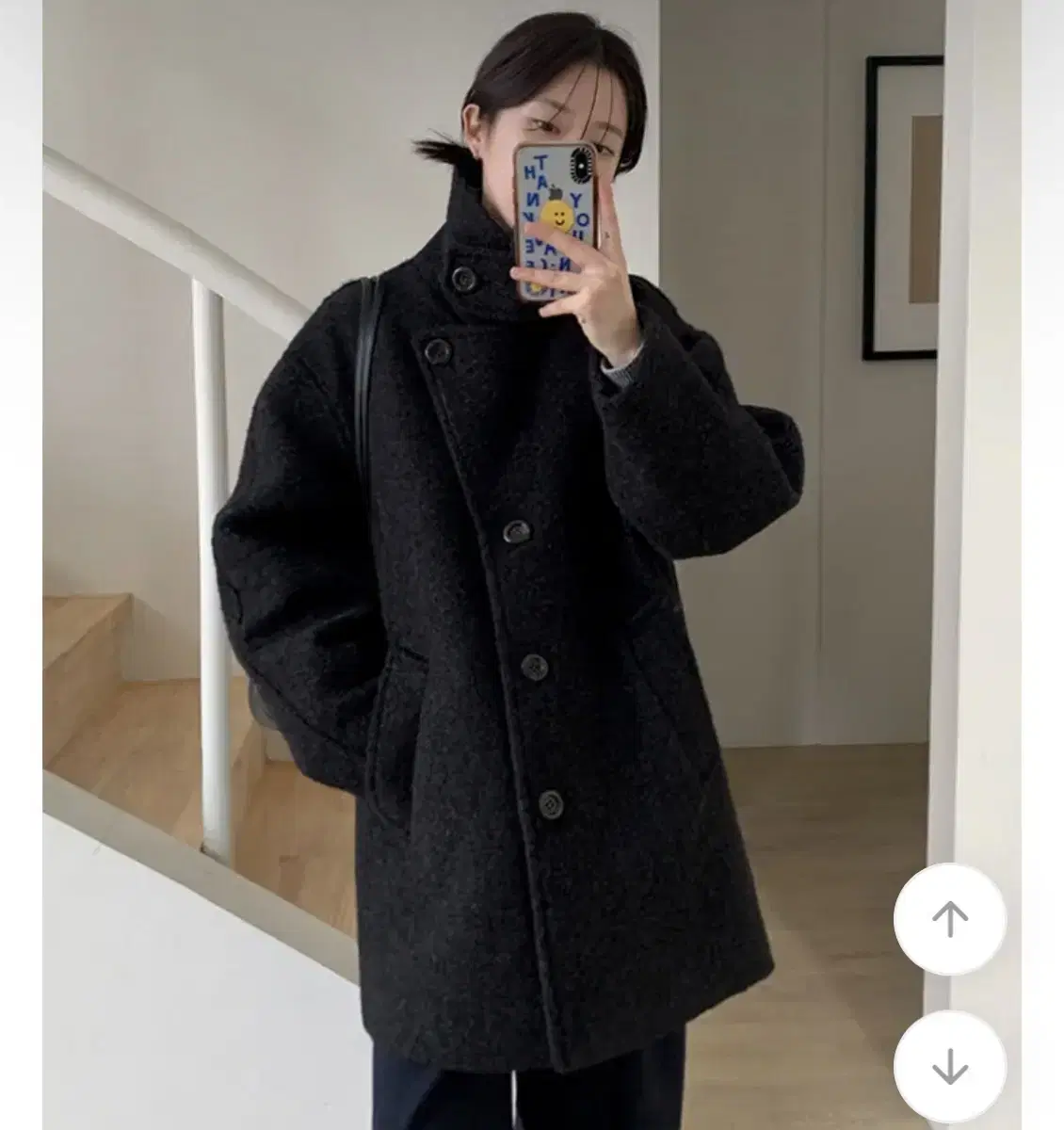 어리틀빗 connie boucle coat